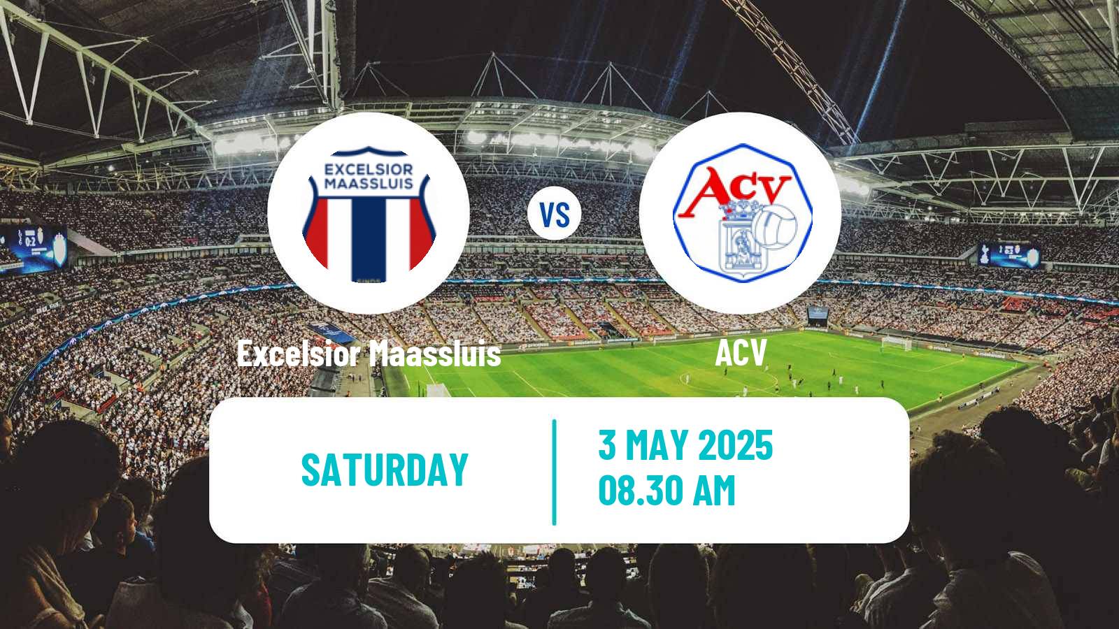 Soccer Dutch Tweede Divisie Excelsior Maassluis - ACV