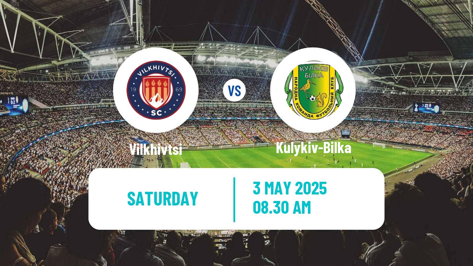 Soccer Ukrainian Druha Liga Vilkhivtsi - Kulykiv-Bilka