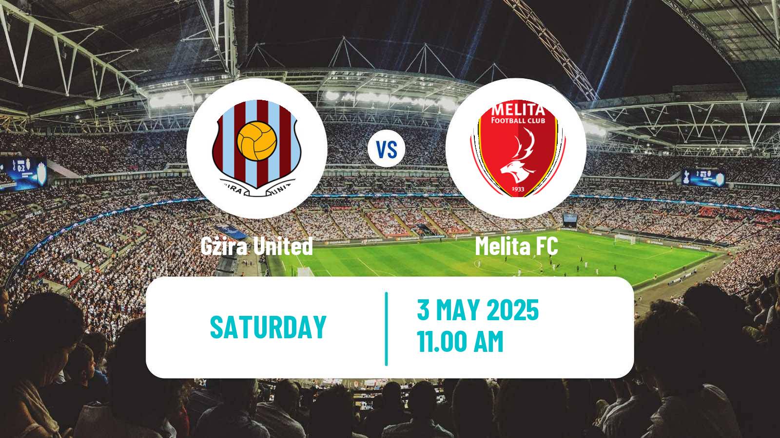Soccer Maltese Premier League Gżira United - Melita