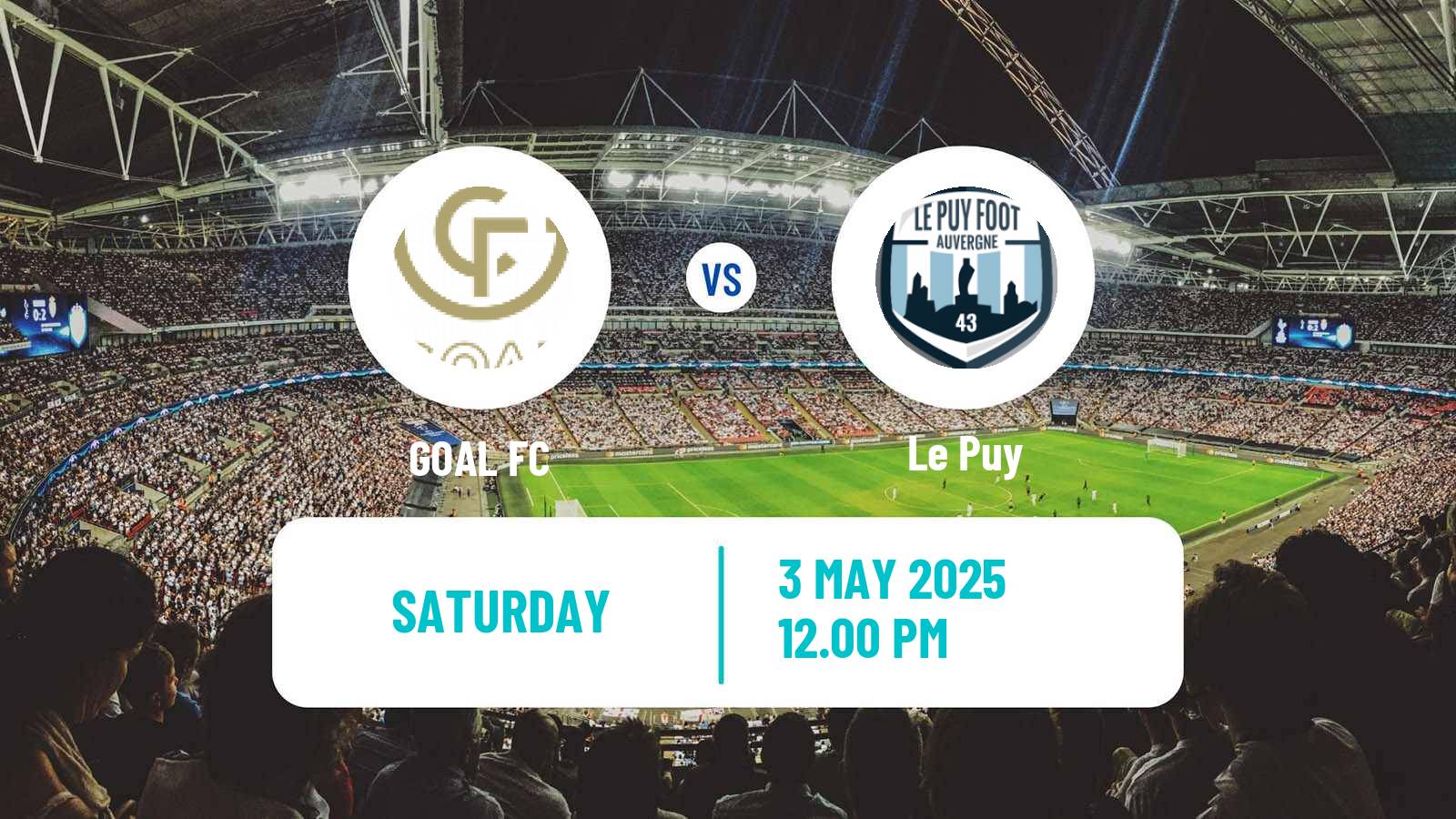 Soccer French National 2 - Group A GOAL FC - Le Puy