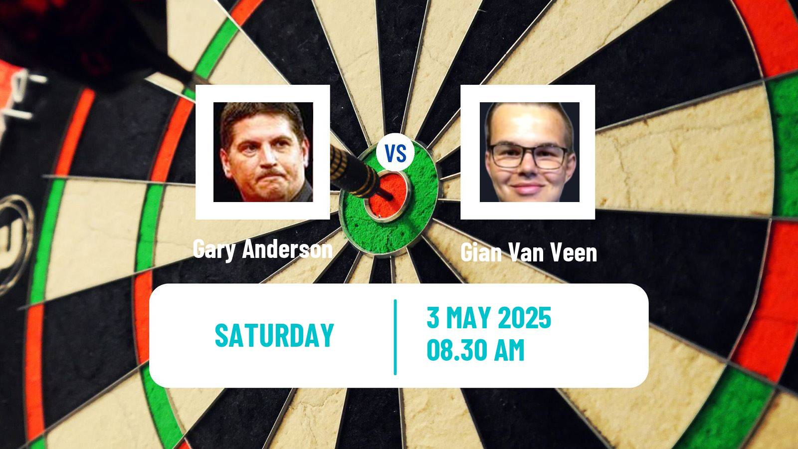 Darts European Tour 6 Gary Anderson - Gian Van Veen