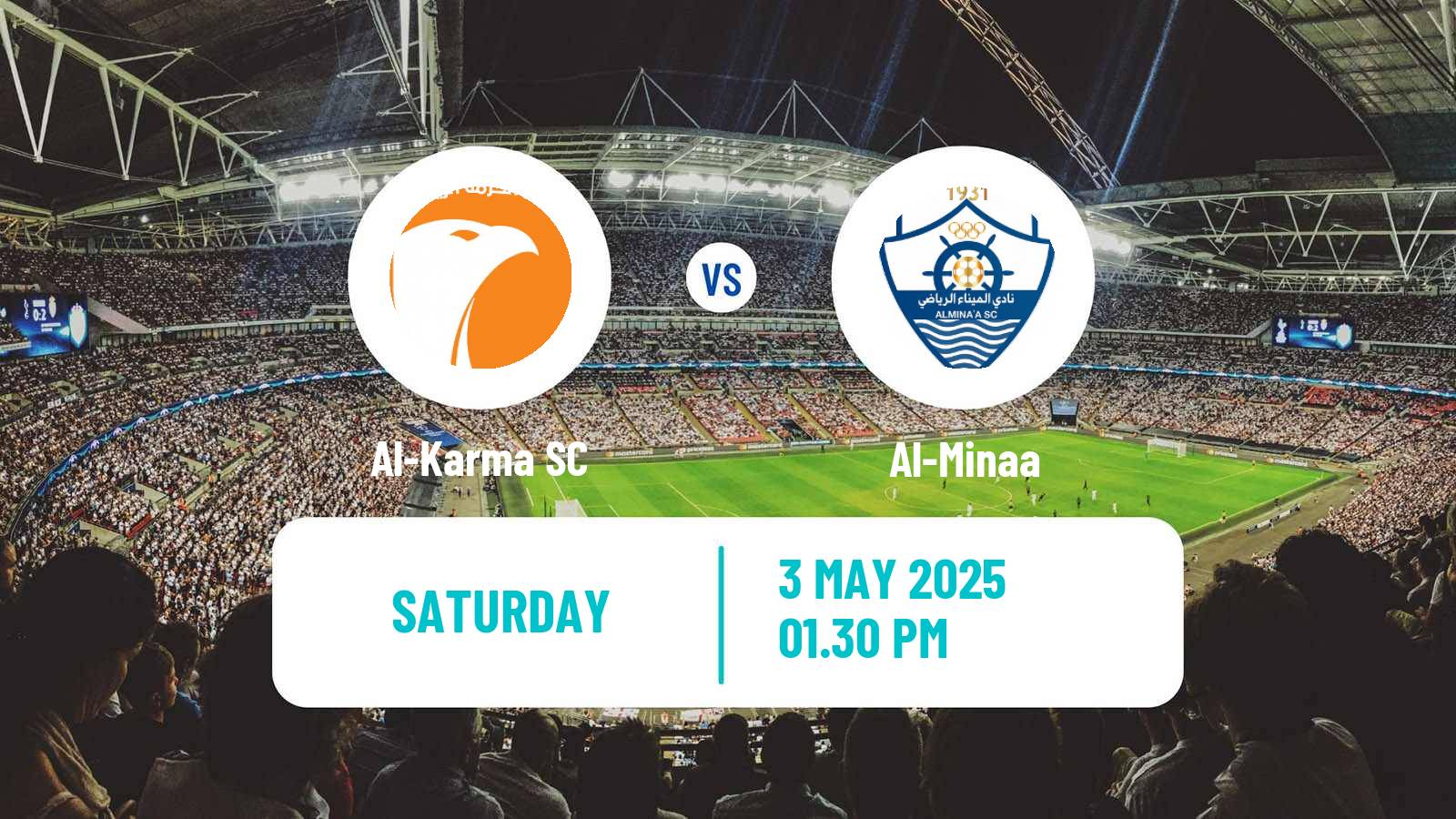 Soccer Iraqi Premier League Al-Karma - Al-Minaa