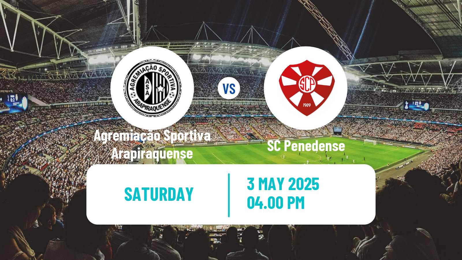 Soccer Brazilian Serie D Agremiação Sportiva Arapiraquense - Penedense