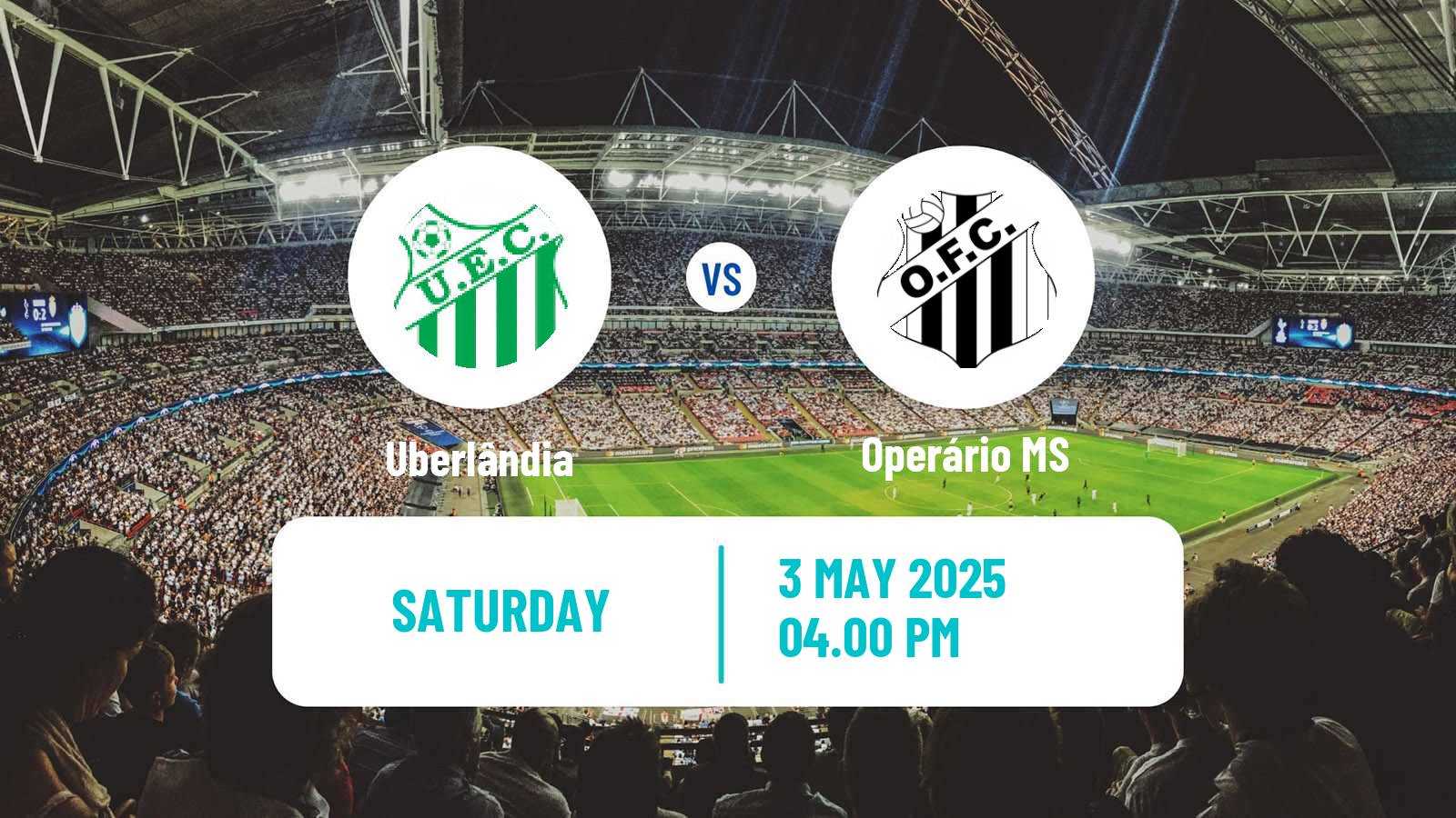 Soccer Brazilian Serie D Uberlândia - Operário MS