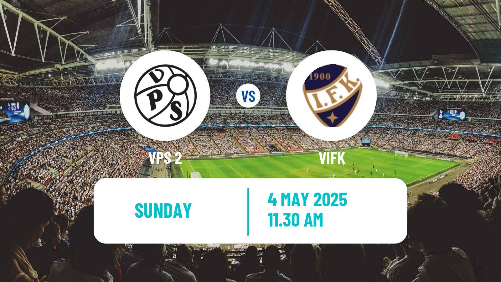Soccer Finnish Kakkonen Group C VPS 2 - VIFK