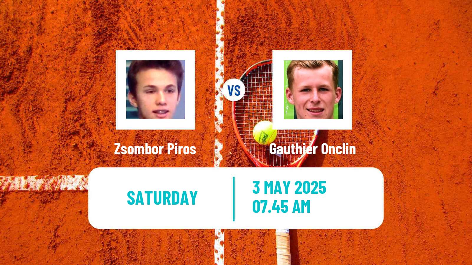 Tennis Ostrava Challenger Men Zsombor Piros - Gauthier Onclin