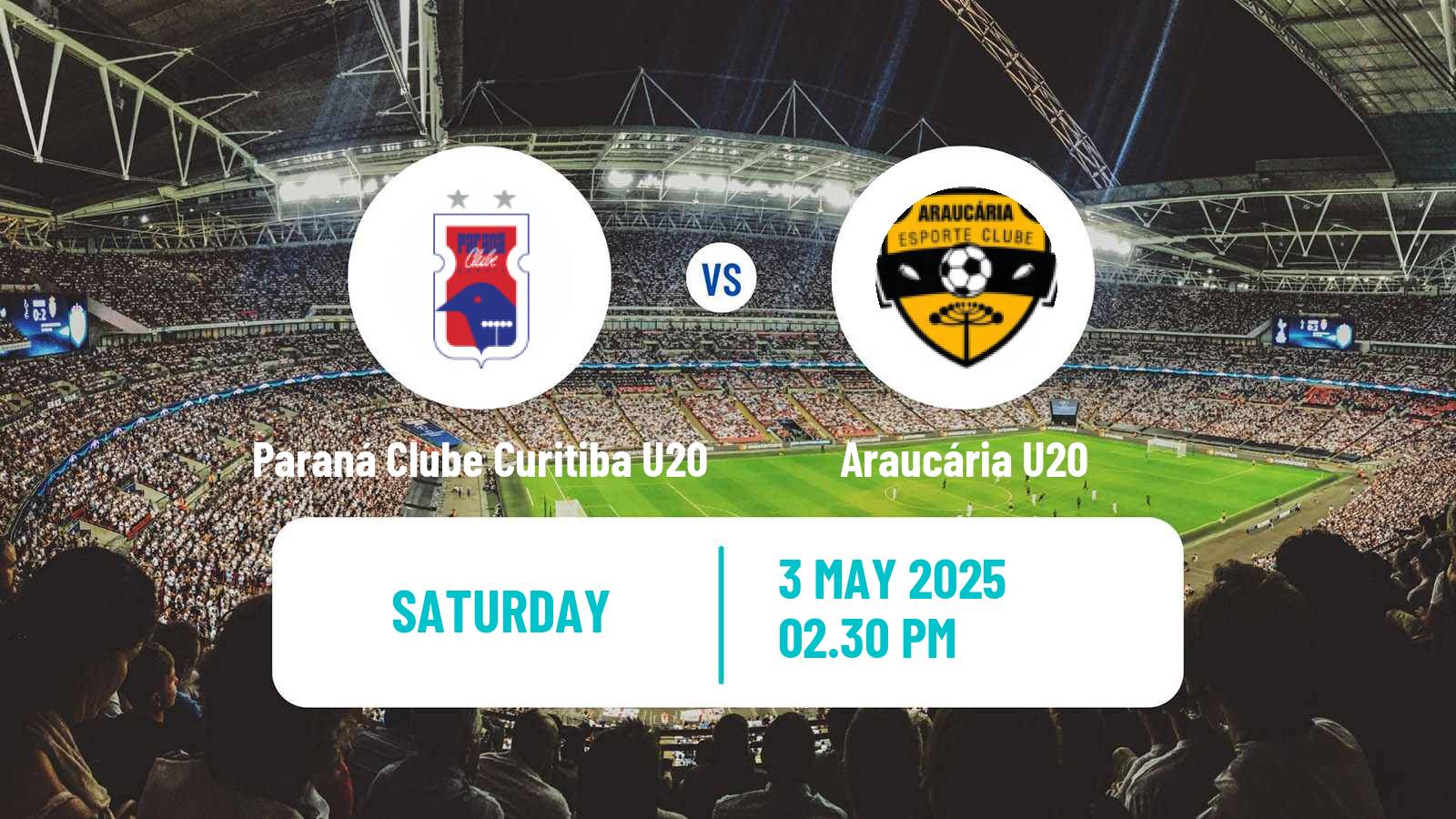 Soccer Brazilian Paranaense U20 Paraná Clube Curitiba U20 - Araucária U20