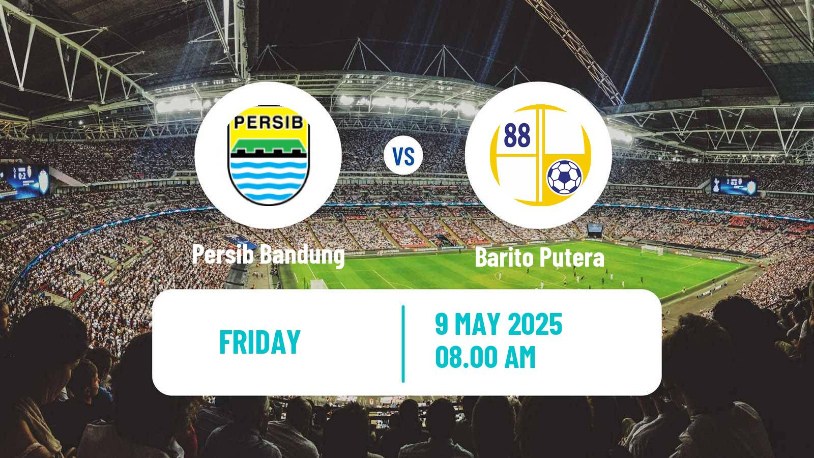 Soccer Indonesian Liga 1 Persib Bandung - Barito Putera