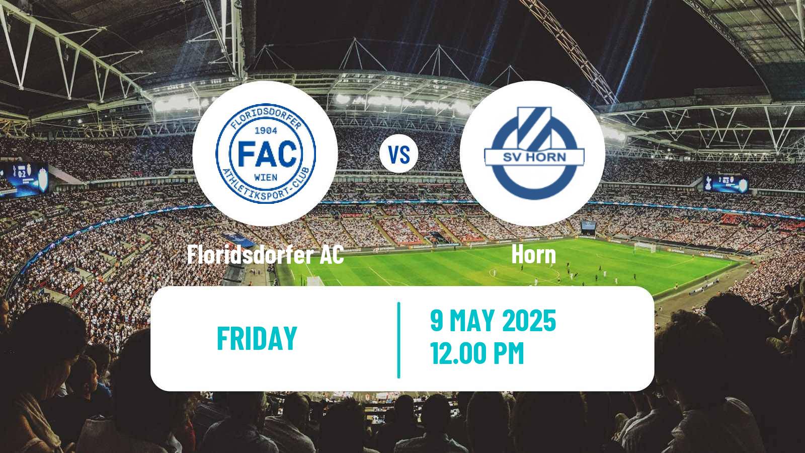 Soccer Austrian 2 Liga Floridsdorfer AC - Horn