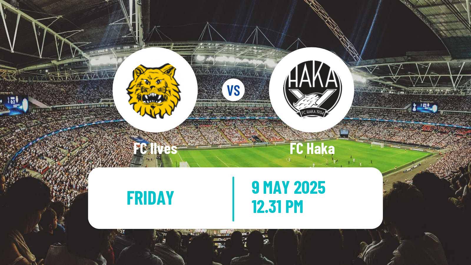 Soccer Finnish Veikkausliiga Ilves - Haka