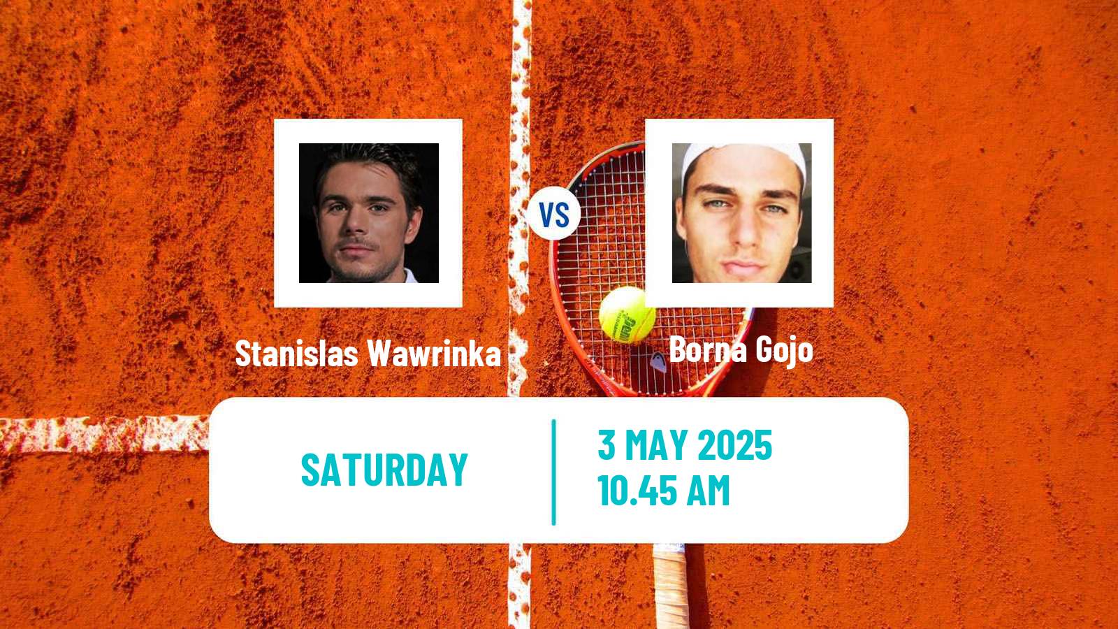 Tennis Aix En Provence Challenger Men Stanislas Wawrinka - Borna Gojo