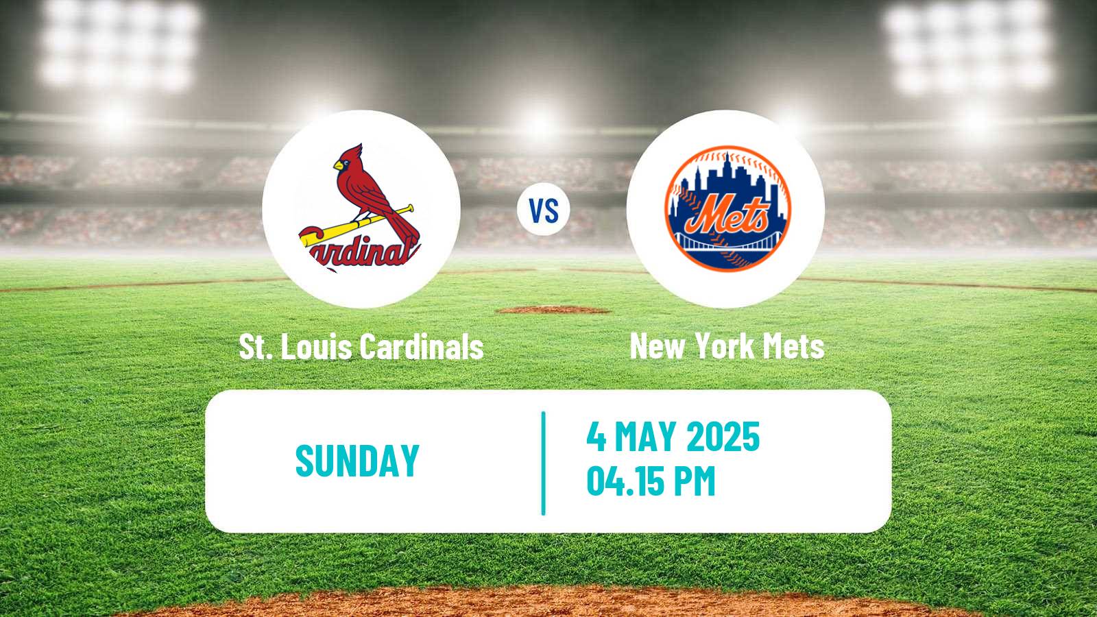 Baseball MLB St. Louis Cardinals - New York Mets