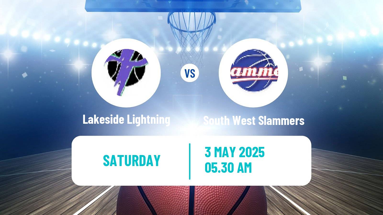 Basketball Australian NBL1 West Women Lakeside Lightning - South West Slammers