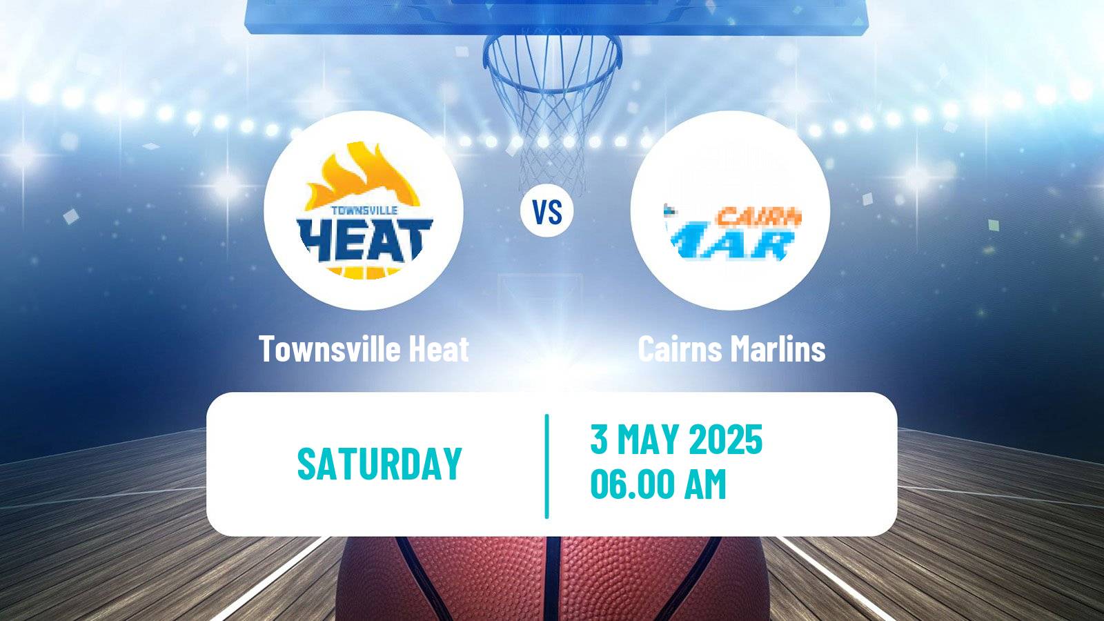 Basketball Australian NBL1 North Townsville Heat - Cairns Marlins