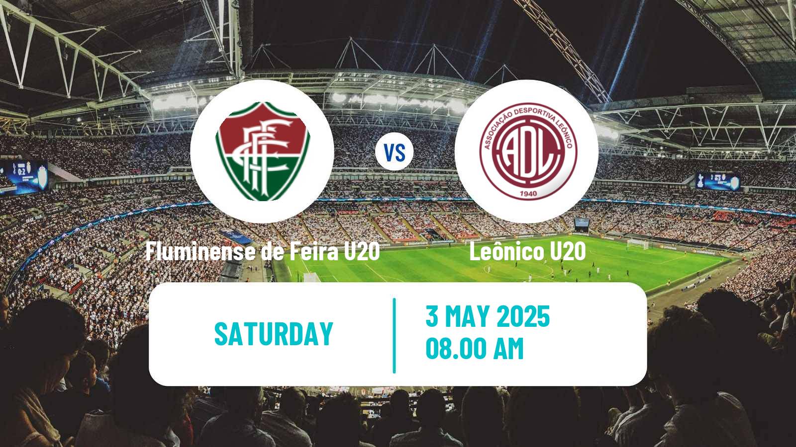 Soccer Brazilian Baiano U20 Fluminense de Feira U20 - Leônico U20