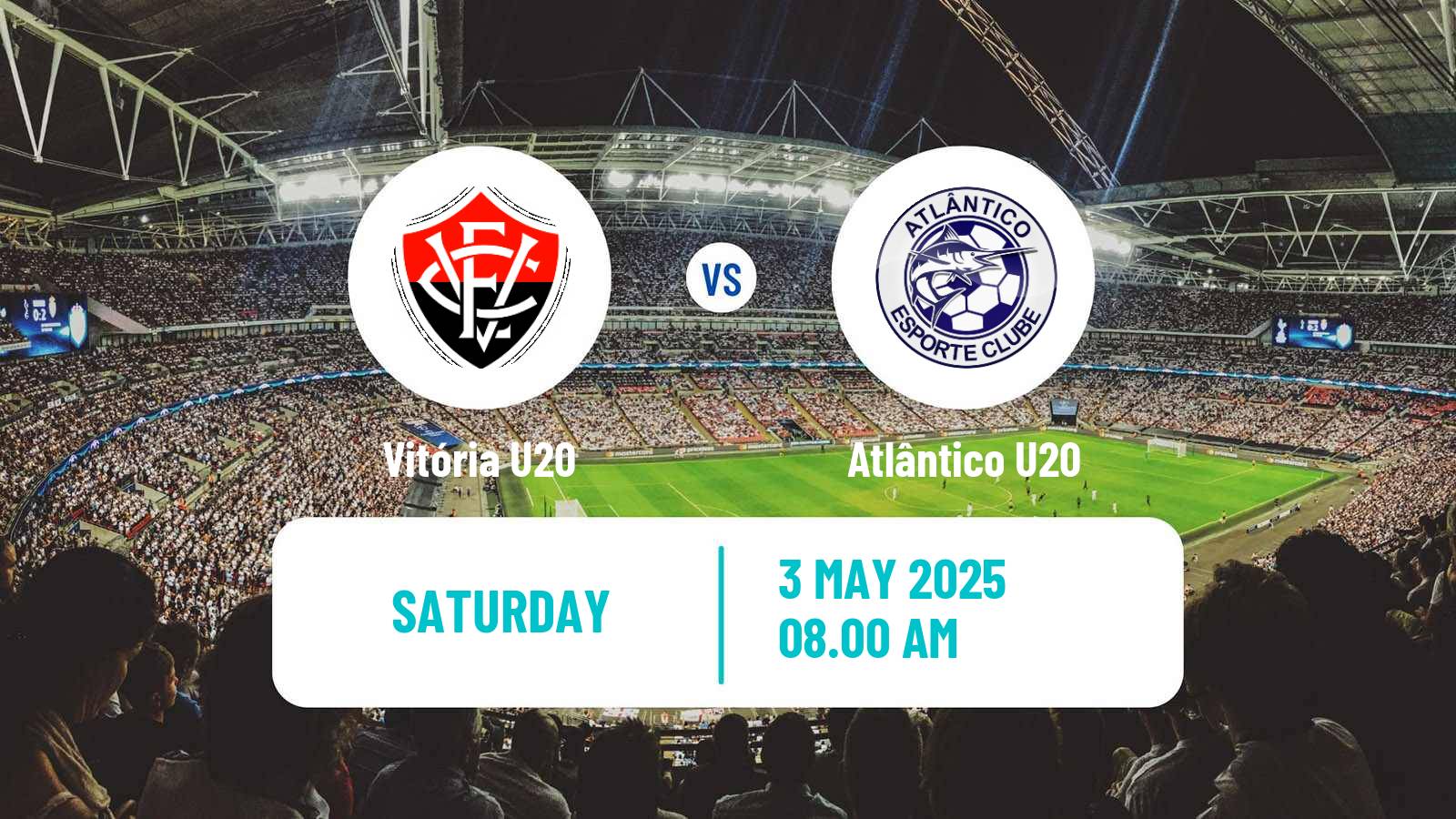 Soccer Brazilian Baiano U20 Vitória U20 - Atlântico U20
