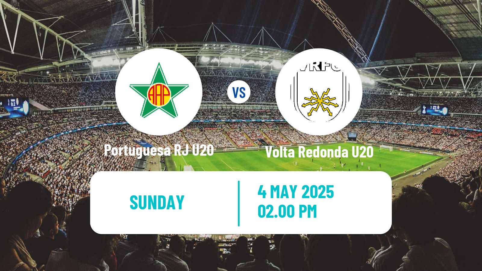 Soccer Brazilian Copa Rio U20 Portuguesa RJ U20 - Volta Redonda U20