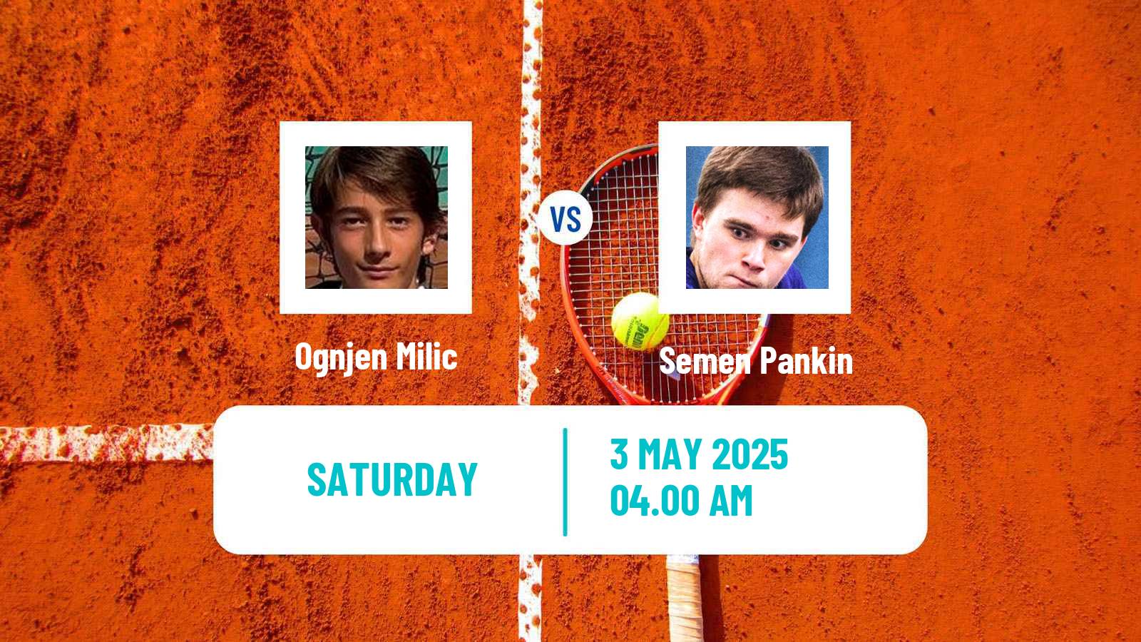 Tennis ITF M15 Kursumlijska Banja 2 Men Ognjen Milic - Semen Pankin