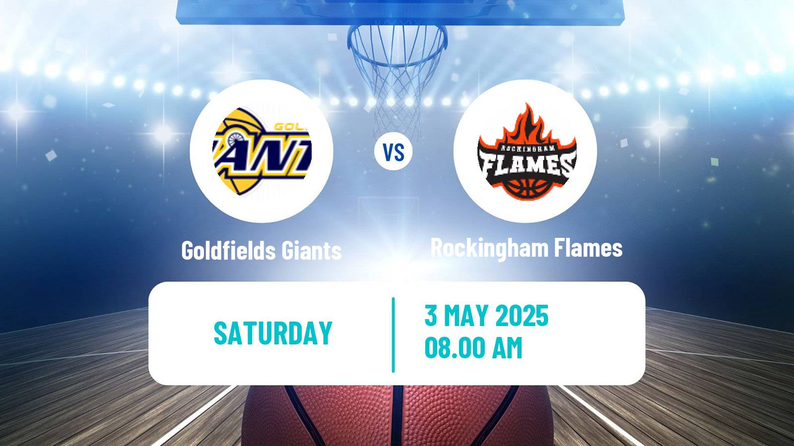 Basketball Australian NBL1 West Goldfields Giants - Rockingham Flames