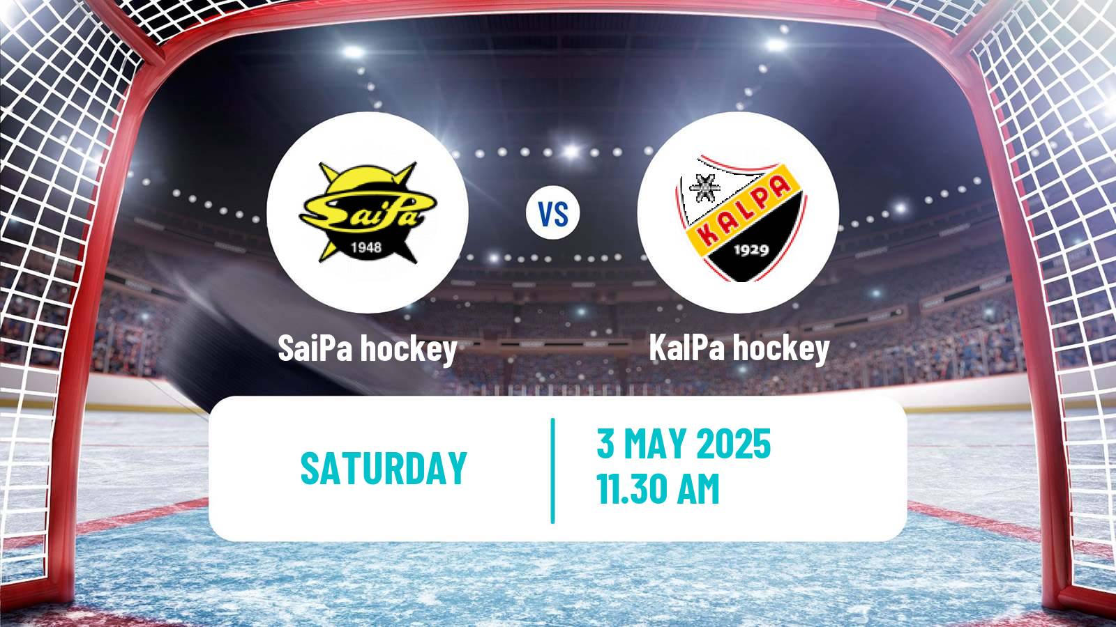 Hockey Finnish SM-liiga SaiPa - KalPa