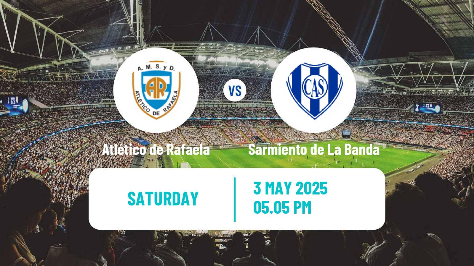 Soccer Argentinian Torneo Federal Atlético de Rafaela - Sarmiento de La Banda