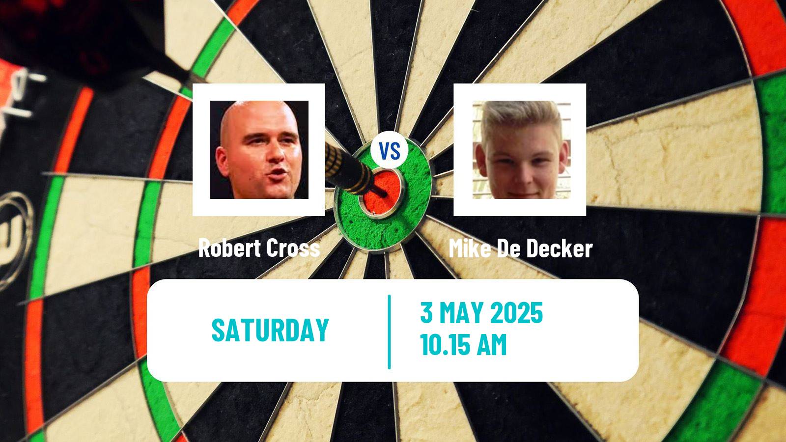 Darts European Tour 6 Robert Cross - Mike De Decker