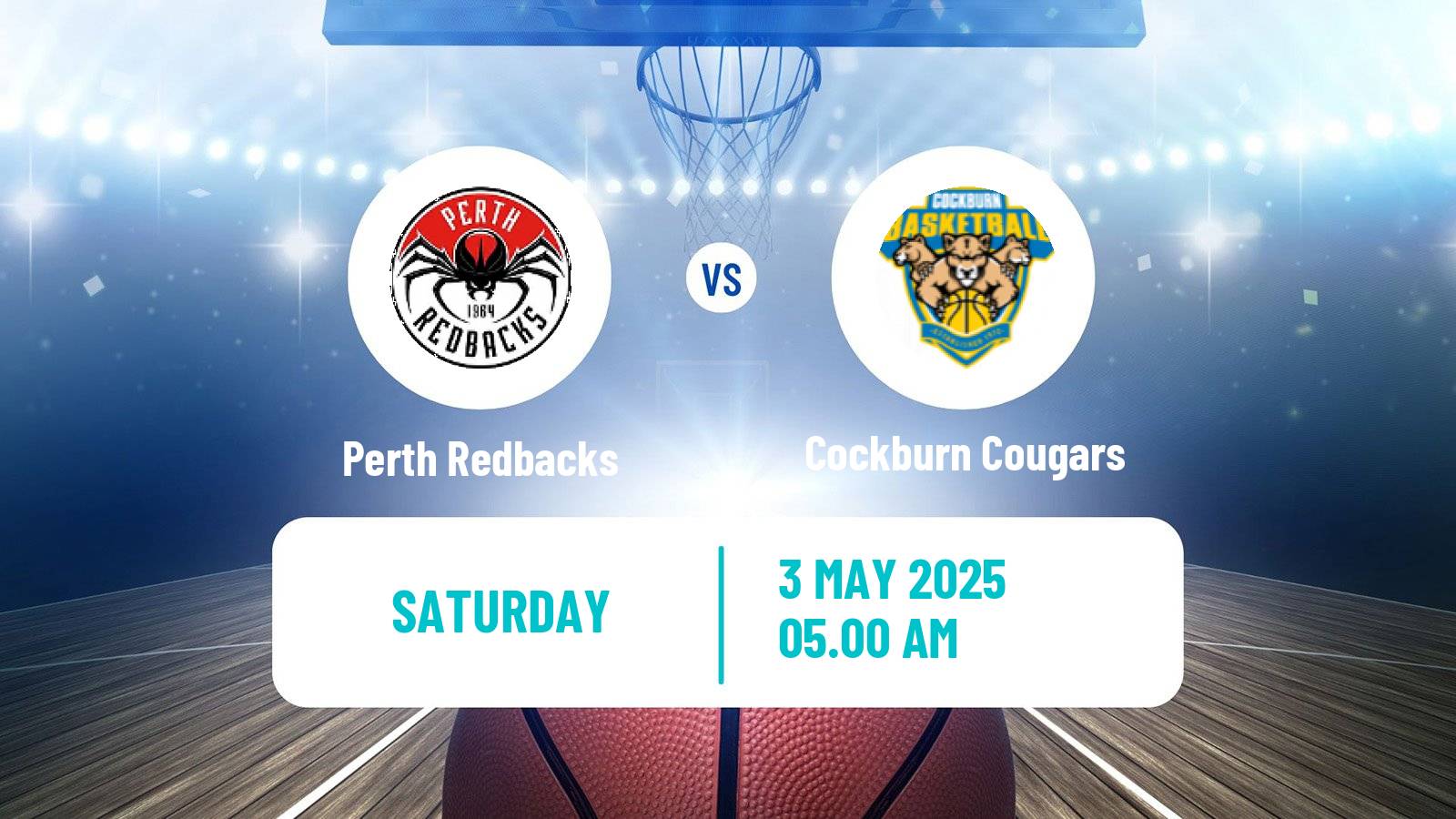Basketball Australian NBL1 West Women Perth Redbacks - Cockburn Cougars