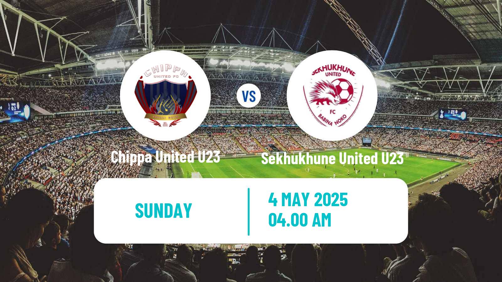 Soccer South African Diski Challenge Chippa United U23 - Sekhukhune United U23