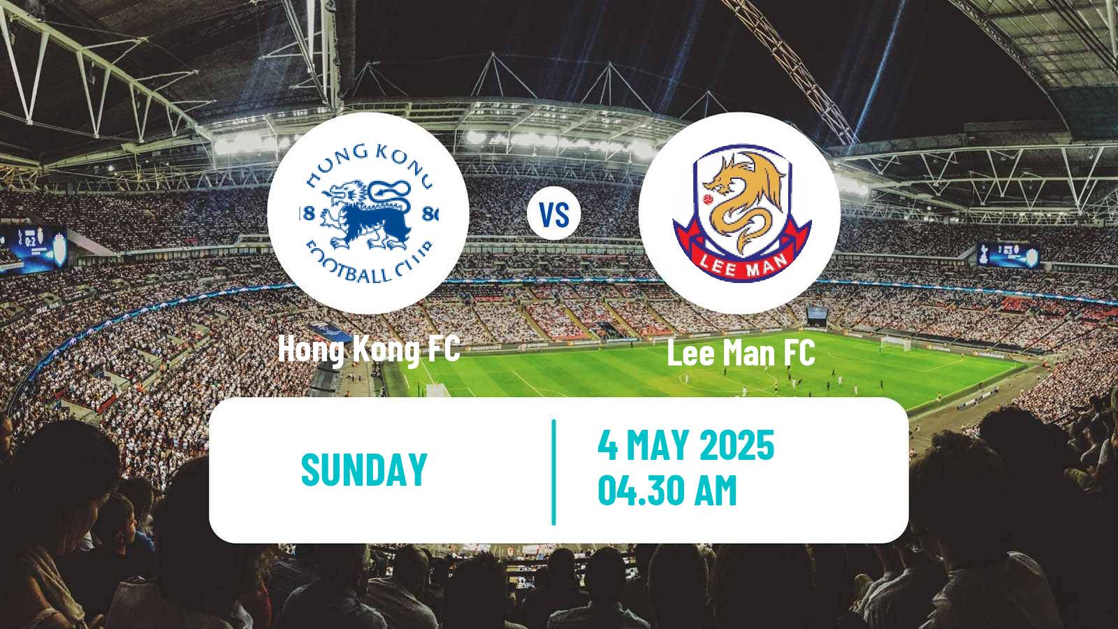 Soccer Hong Kong Premier League Hong Kong FC - Lee Man