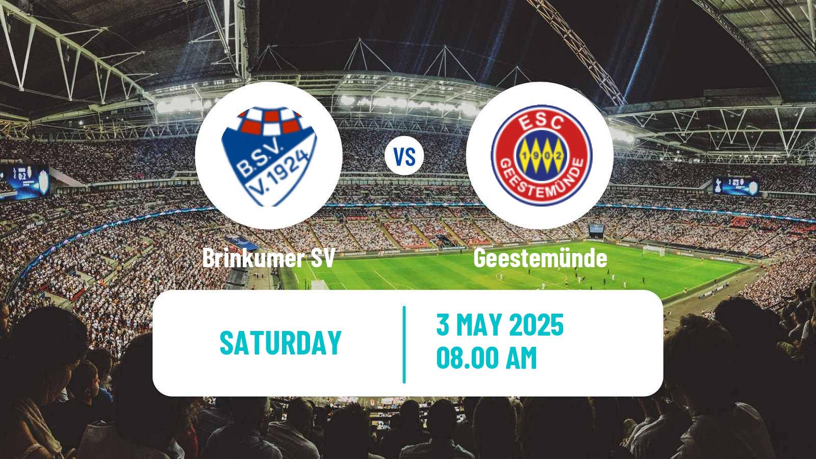 Soccer German Oberliga Bremen Brinkumer - Geestemünde