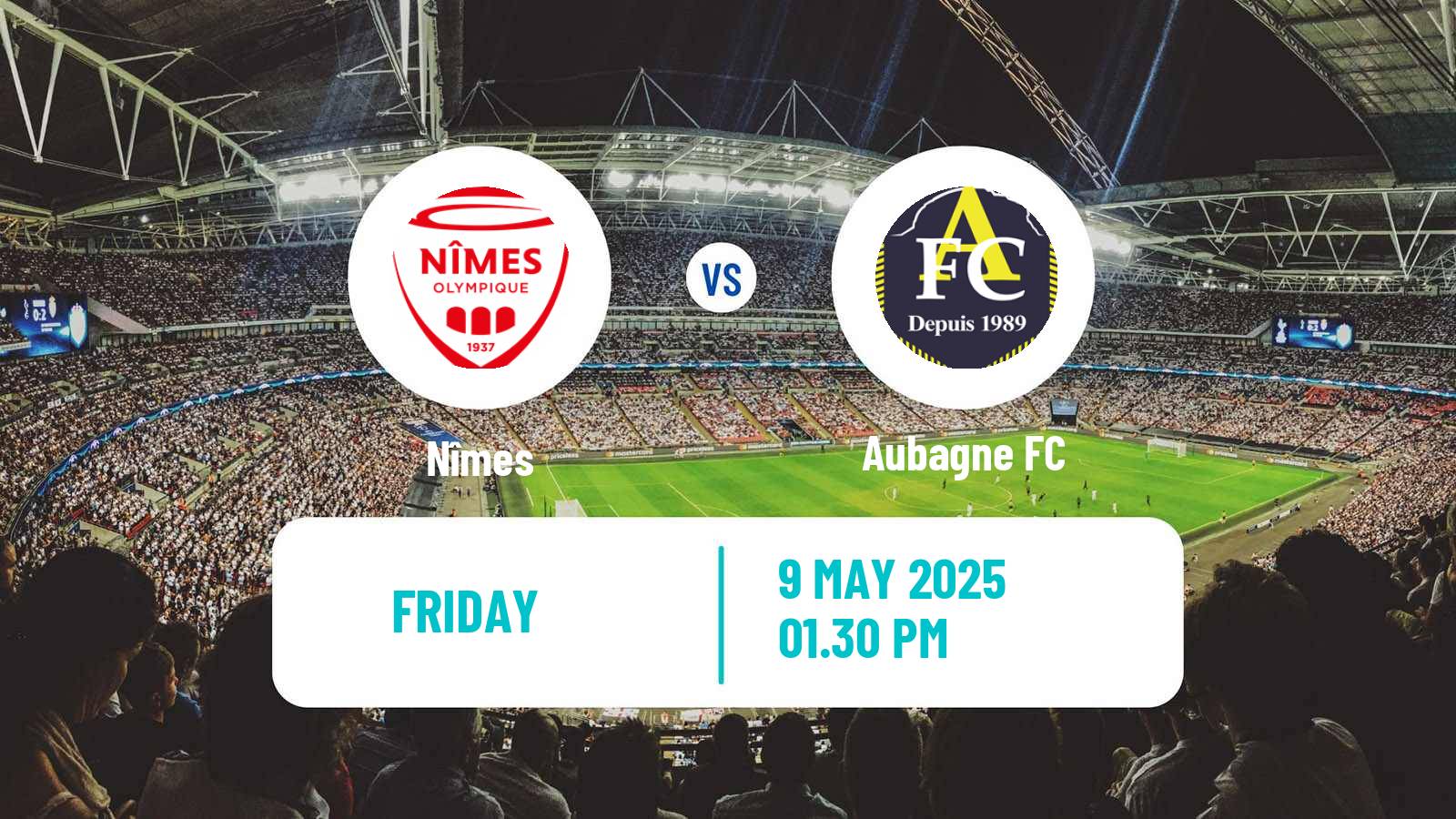 Soccer French National League Nîmes - Aubagne