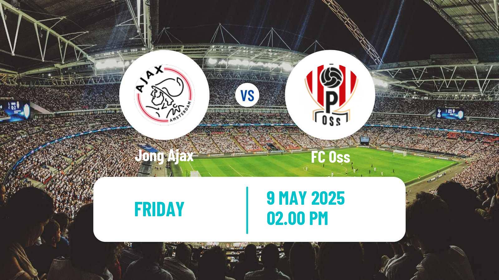 Soccer Dutch Eerste Divisie Jong Ajax - FC Oss