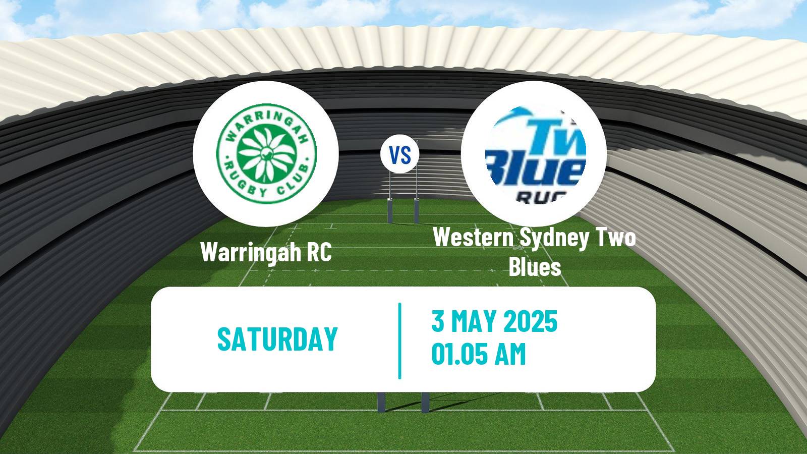 Rugby union Australian Shute Shield Warringah - Western Sydney Two Blues