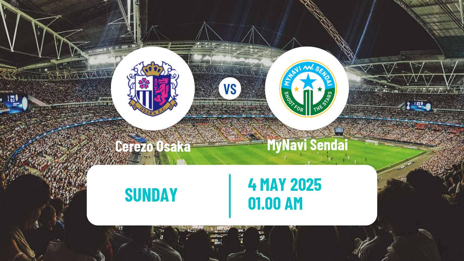 Soccer Japan WE League Women Cerezo Osaka - MyNavi Sendai