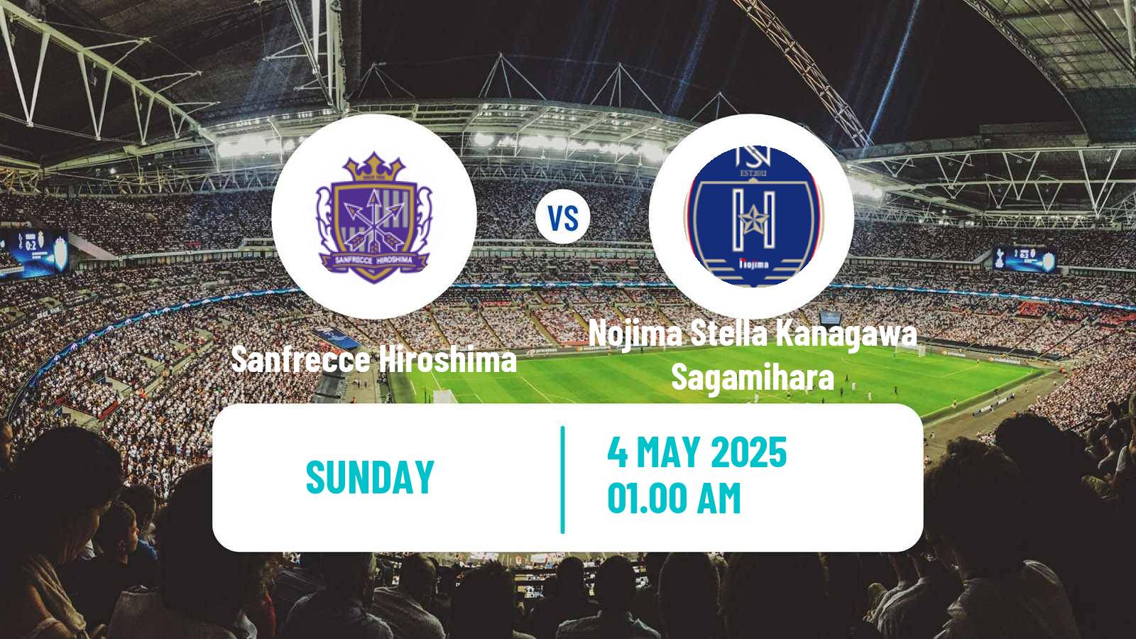 Soccer Japan WE League Women Sanfrecce Hiroshima - Nojima Stella Kanagawa Sagamihara