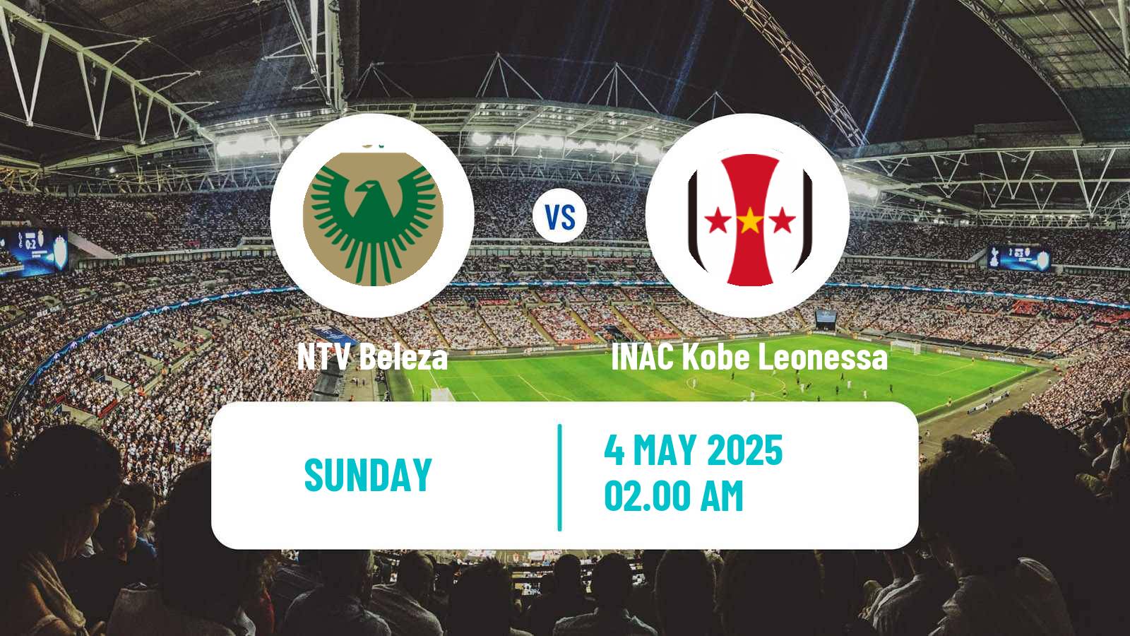 Soccer Japan WE League Women NTV Beleza - INAC Kobe Leonessa