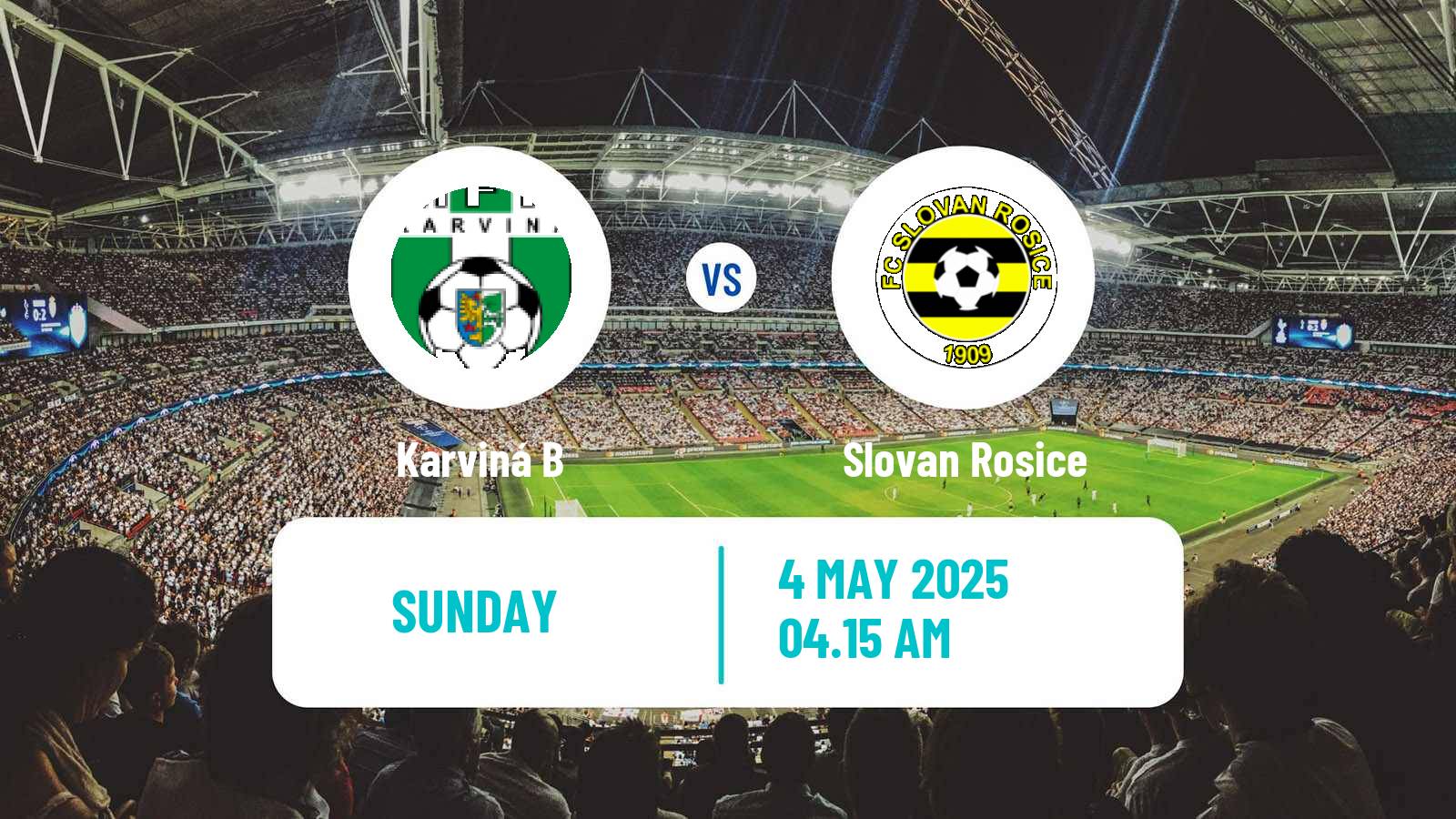 Soccer Czech MSFL Karviná B - Slovan Rosice