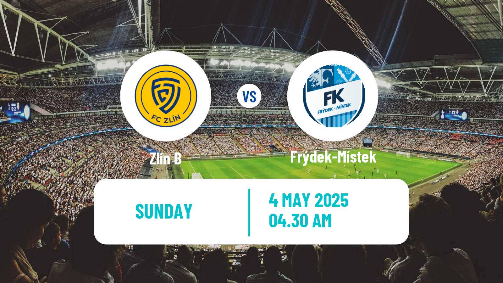 Soccer Czech MSFL Zlín B - Frýdek-Místek
