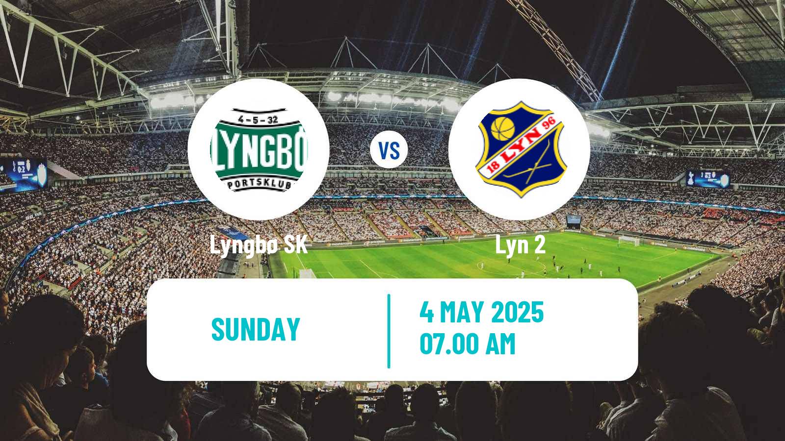 Soccer Norwegian Division 3 - Group 4 Lyngbø SK - Lyn 2