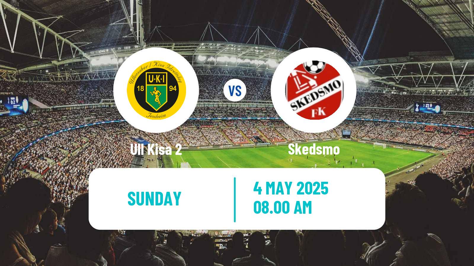 Soccer Norwegian Division 3 - Group 3 Ull Kisa 2 - Skedsmo