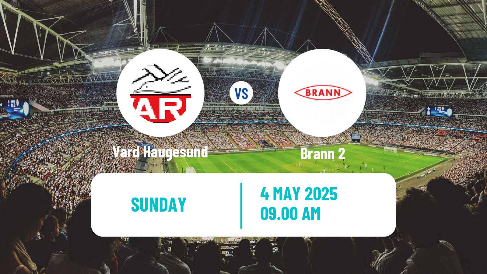Soccer Norwegian Division 2 - Group 1 Vard Haugesund - Brann 2