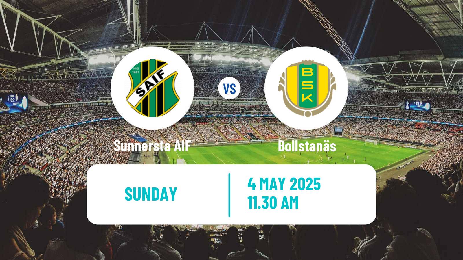 Soccer Swedish Division 2 - Norra Svealand Sunnersta AIF - Bollstanäs