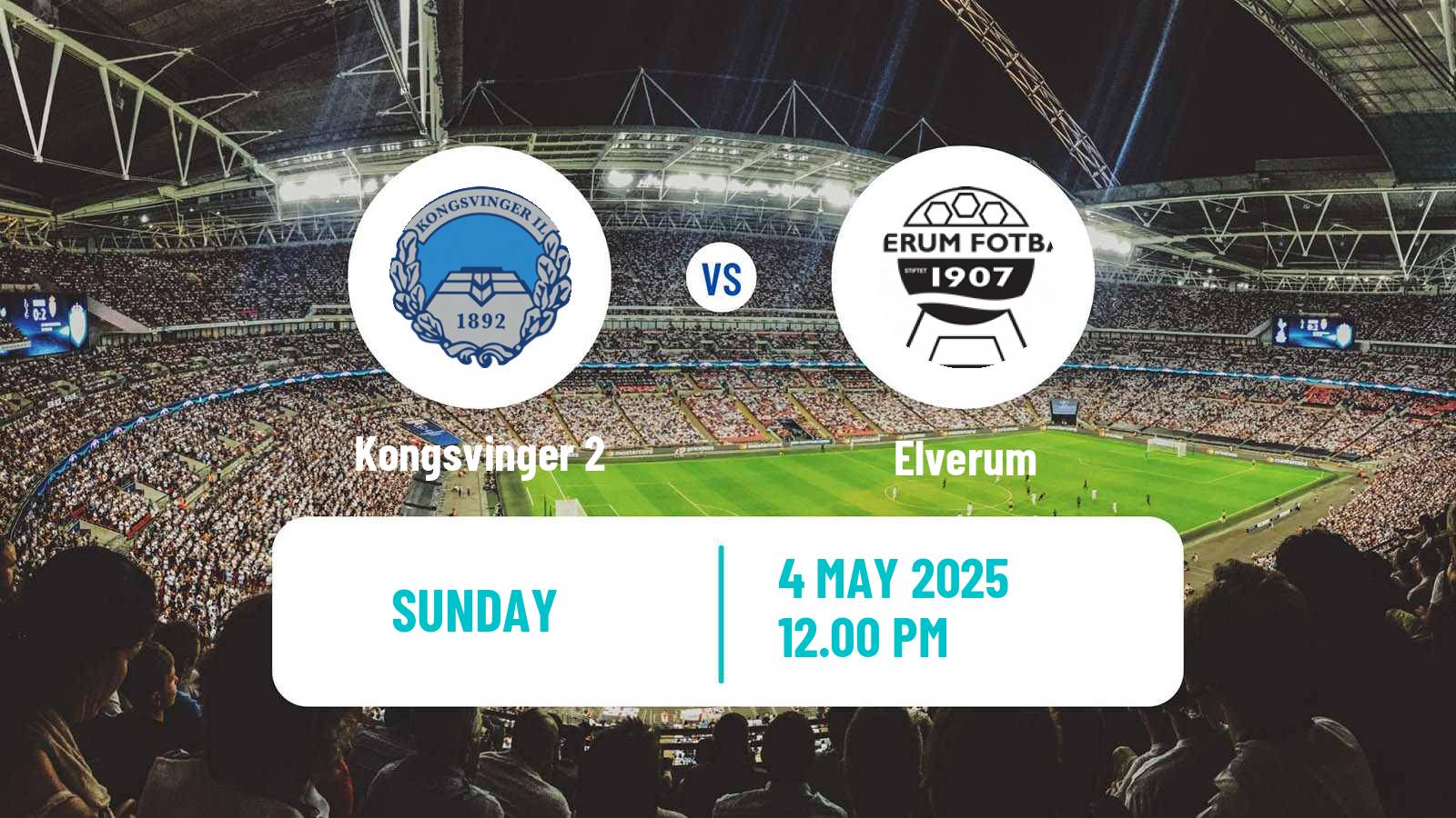 Soccer Norwegian Division 3 - Group 3 Kongsvinger 2 - Elverum