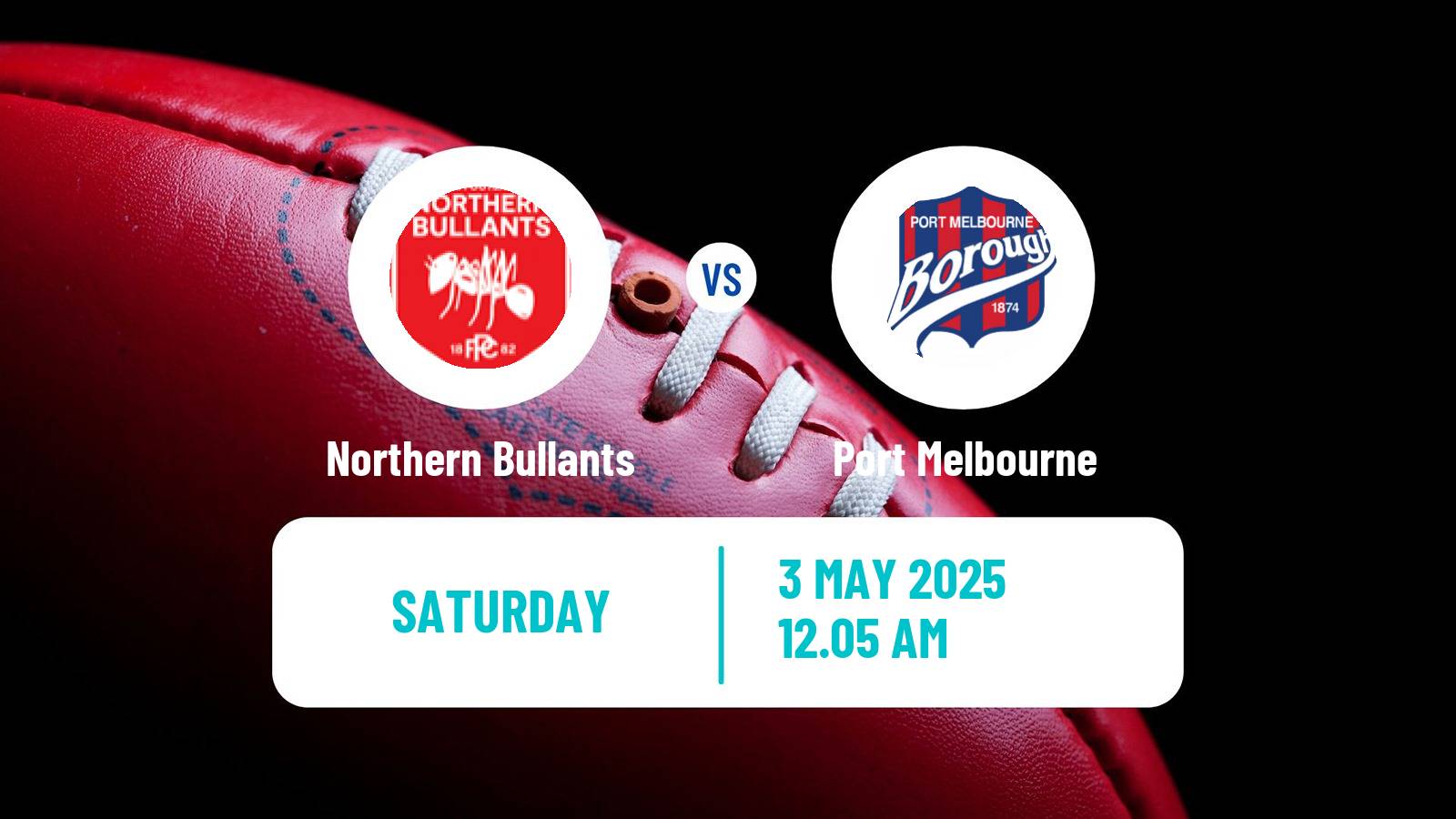 Aussie rules VFL Northern Bullants - Port Melbourne
