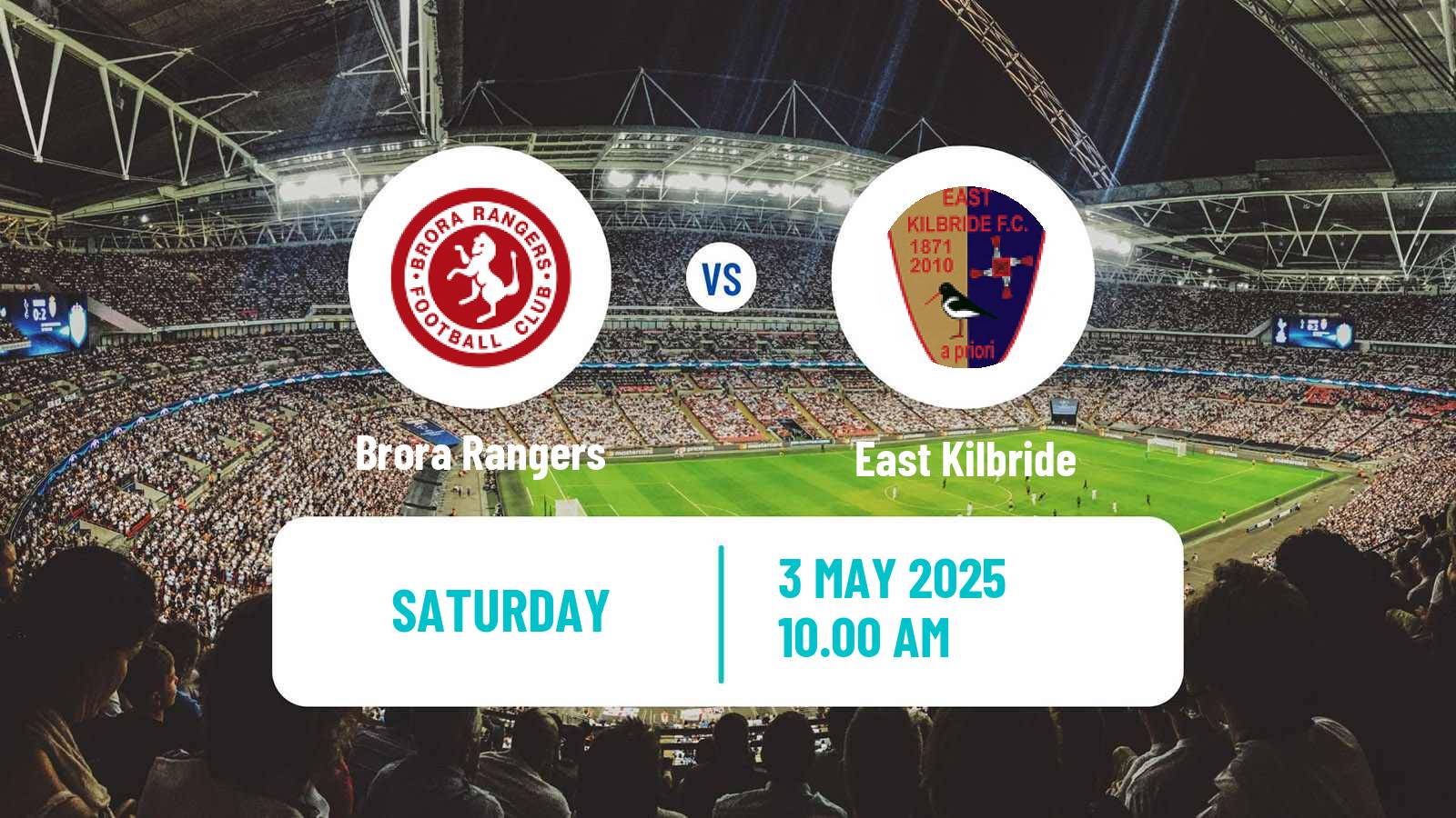 Soccer Scottish League Two Brora Rangers - East Kilbride