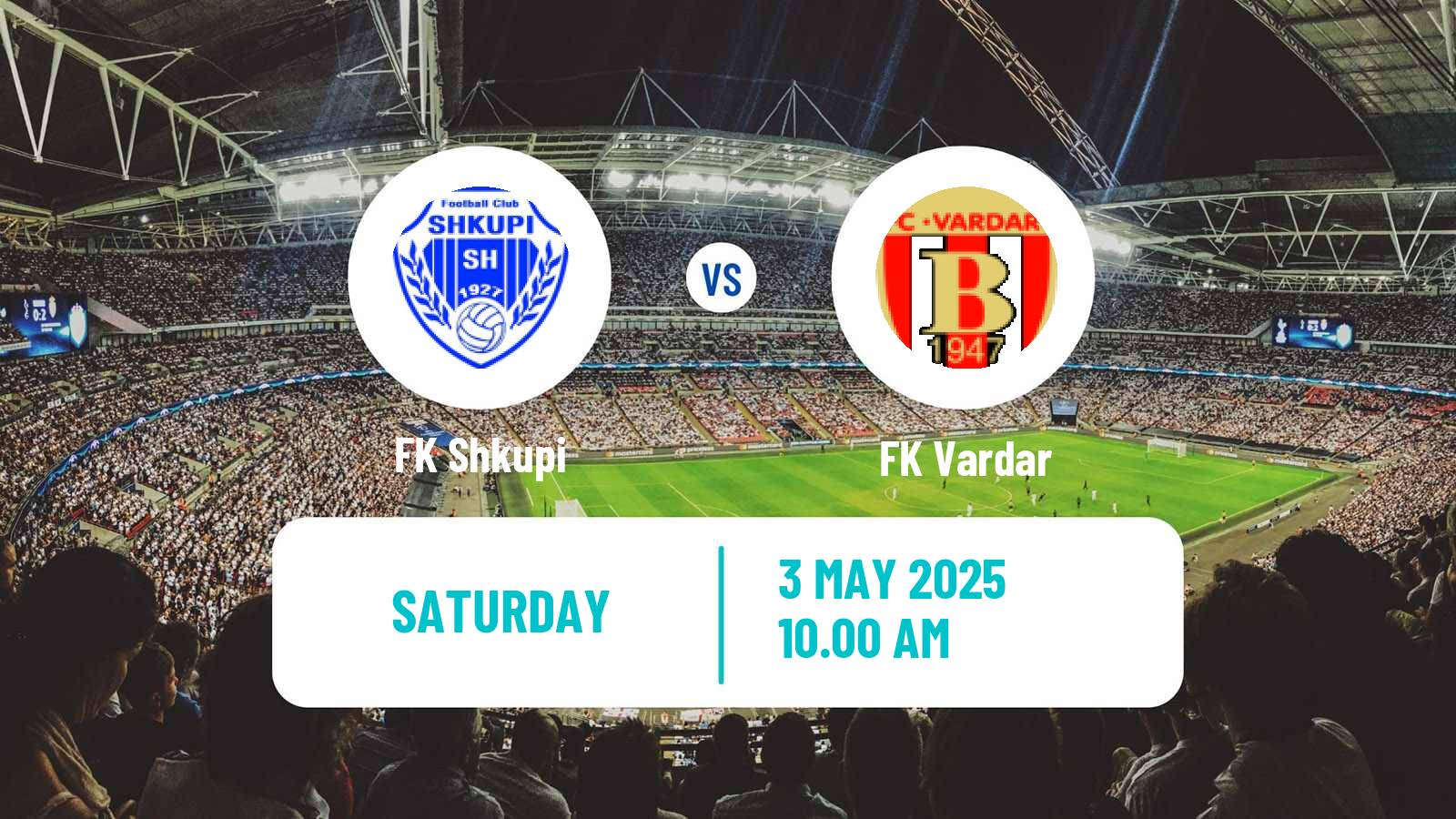 Soccer North Macedonian 1 MFL Shkupi - Vardar