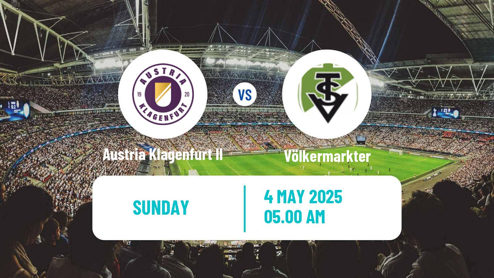 Soccer Austrian Landesliga Karnten Austria Klagenfurt II - Völkermarkter