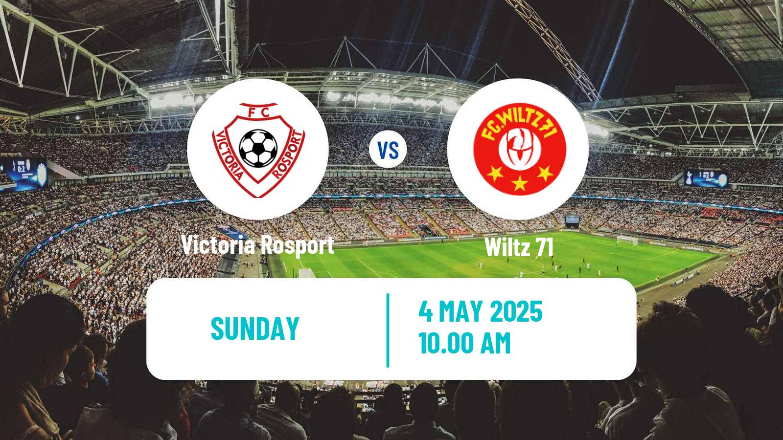 Soccer Luxembourg National Division Victoria Rosport - Wiltz 71