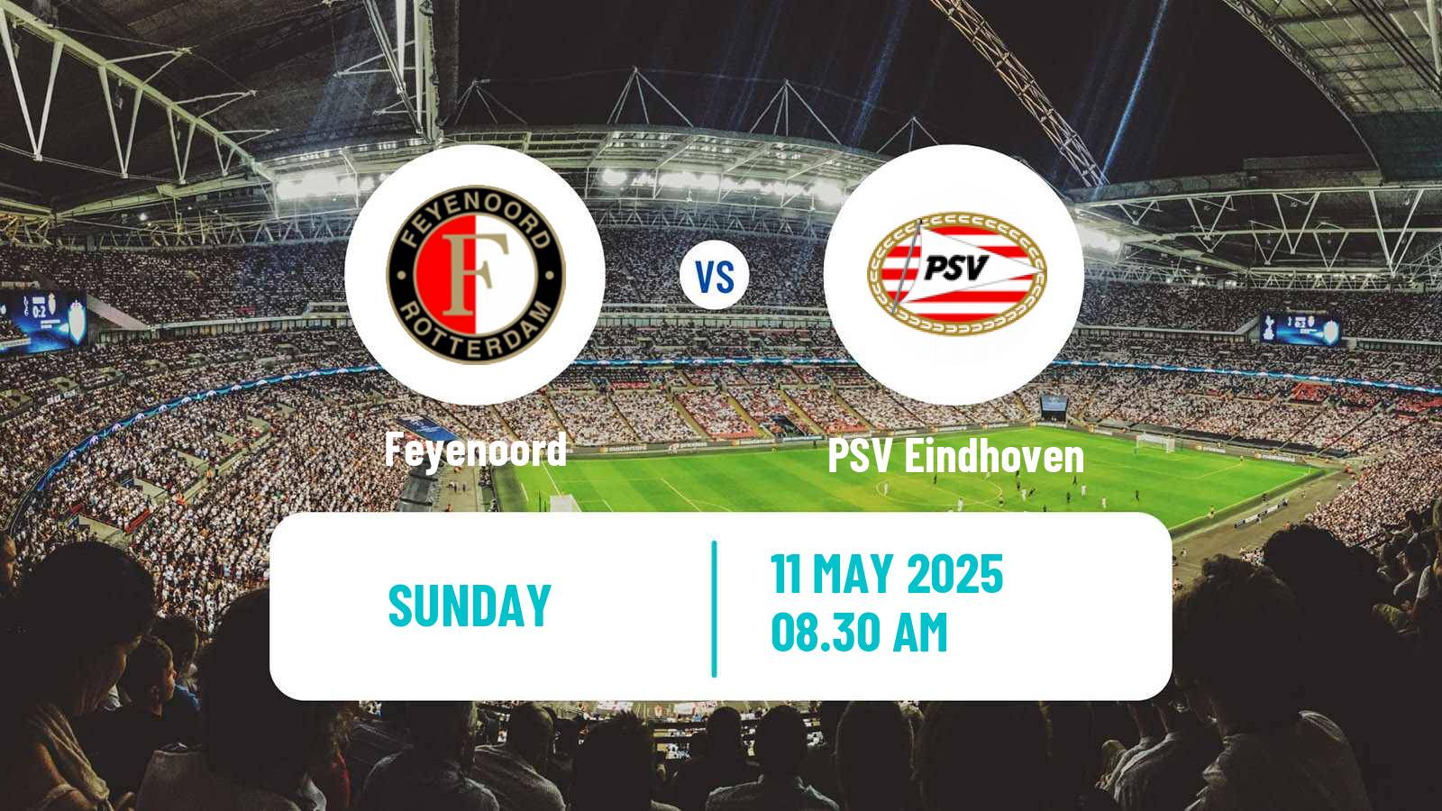 Soccer Dutch Eredivisie Feyenoord - PSV Eindhoven