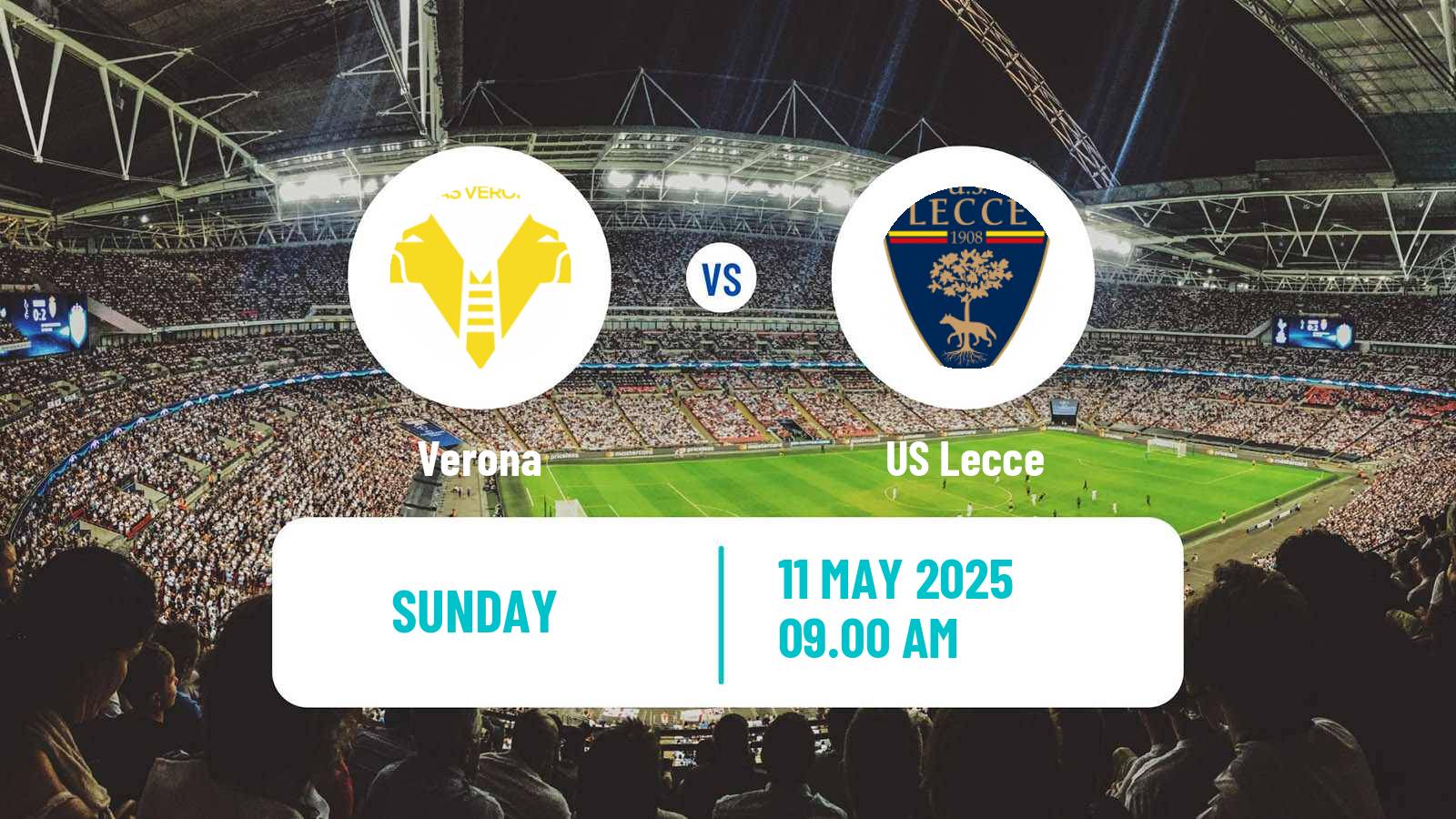 Soccer Italian Serie A Verona - Lecce